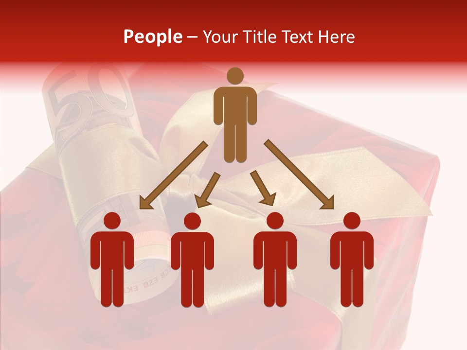 Dekoration Weihnachtsgeschenk Fest PowerPoint Template