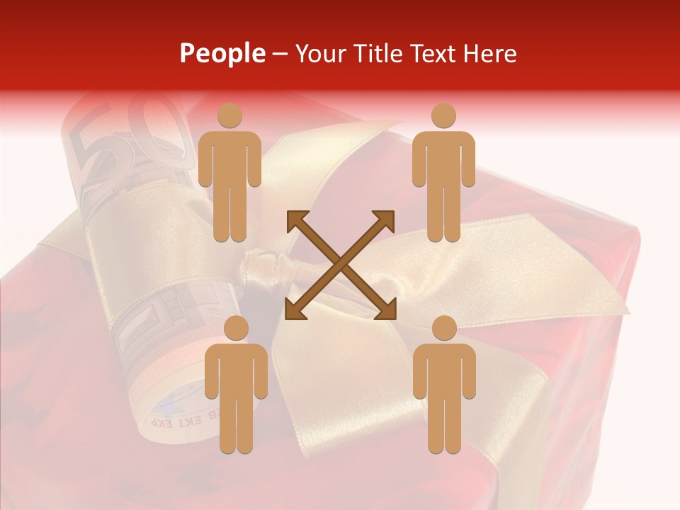 Dekoration Weihnachtsgeschenk Fest PowerPoint Template