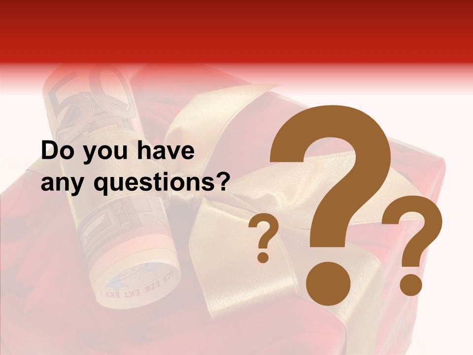 Dekoration Weihnachtsgeschenk Fest PowerPoint Template