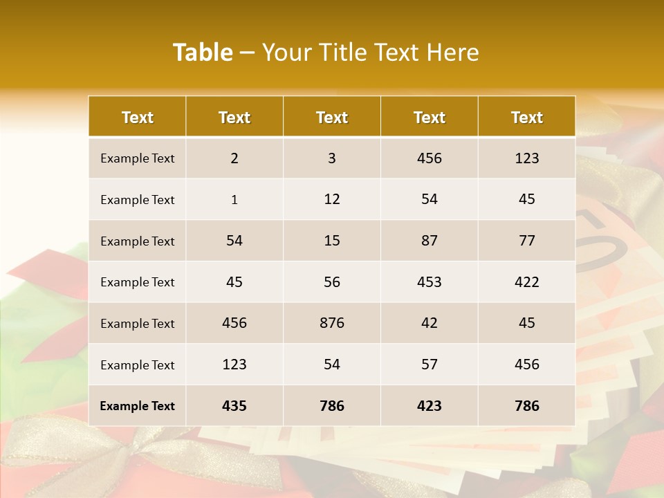 Geld Globalisierung Finanzen PowerPoint Template