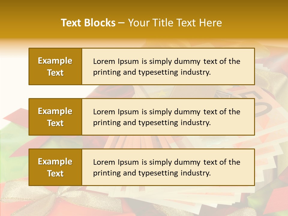 Geld Globalisierung Finanzen PowerPoint Template