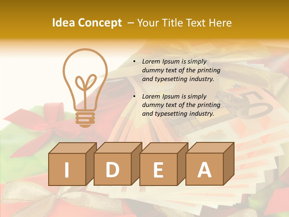 Geld Globalisierung Finanzen PowerPoint Template