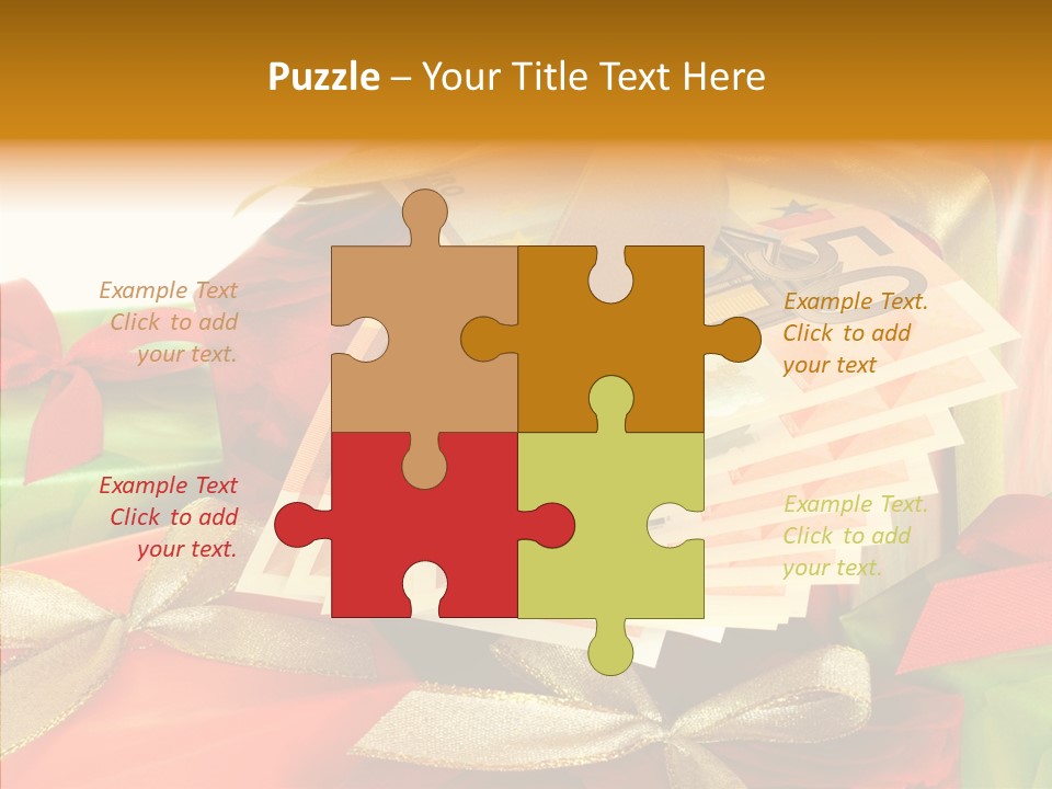 Geldschein Handel Zinsen PowerPoint Template