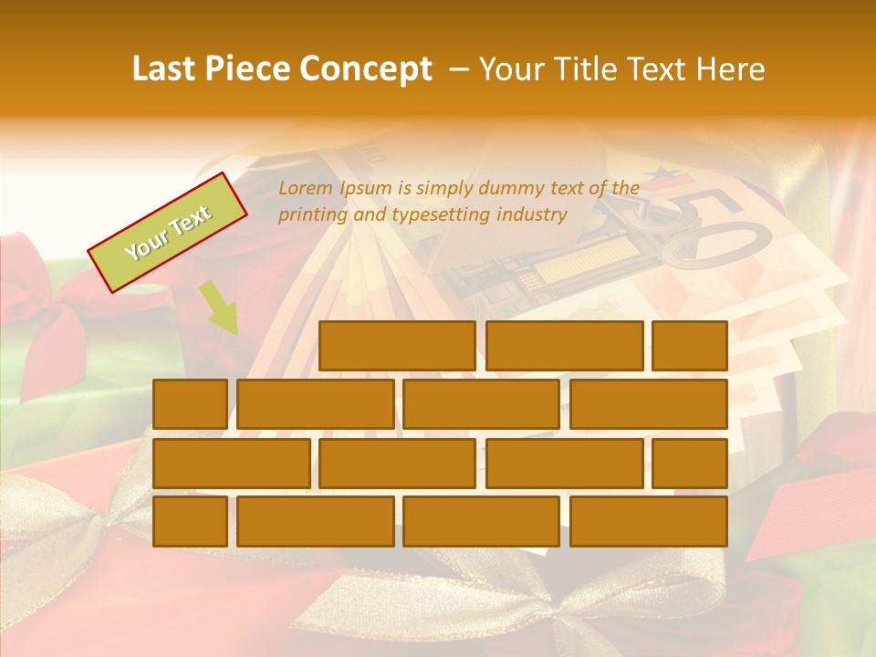 Geldschein Handel Zinsen PowerPoint Template