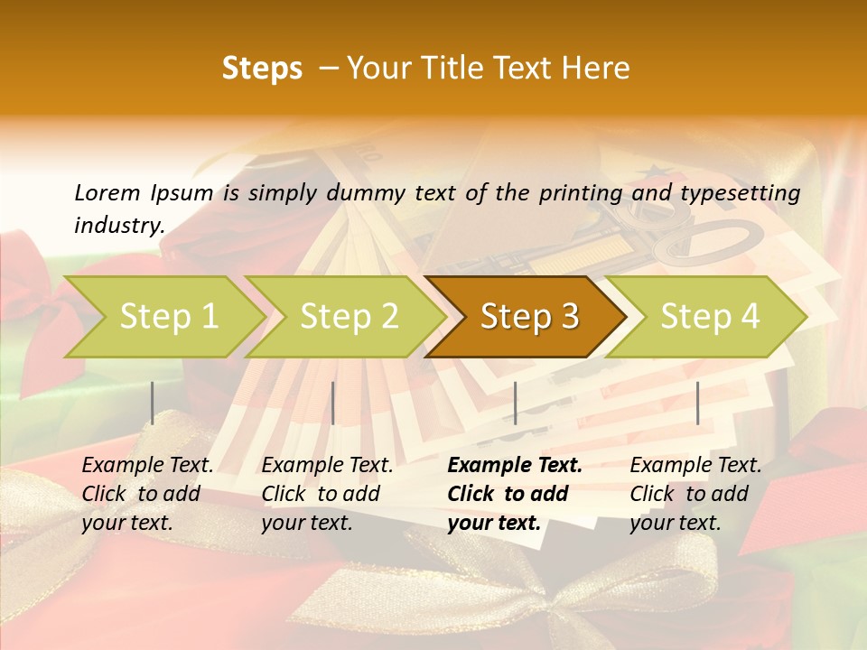 Geldschein Handel Zinsen PowerPoint Template