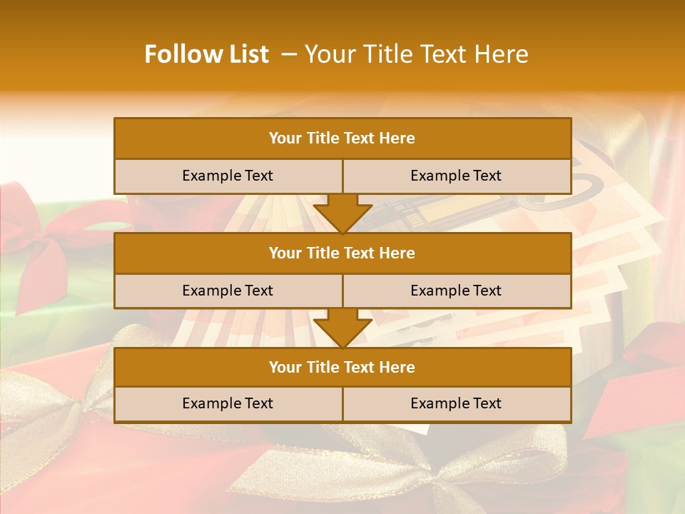 Geldschein Handel Zinsen PowerPoint Template