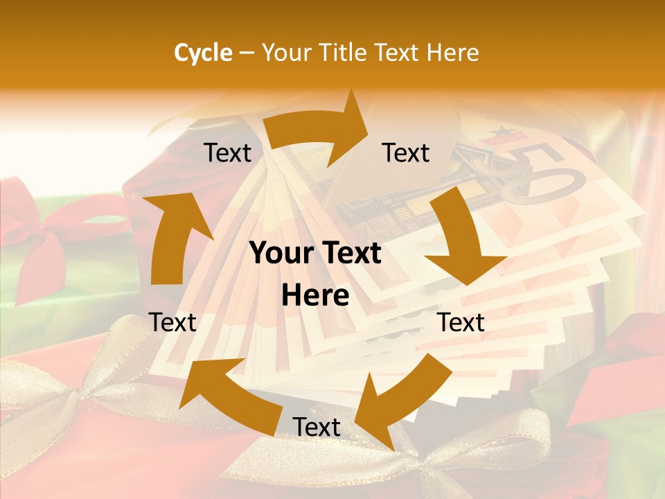 Geldschein Handel Zinsen PowerPoint Template