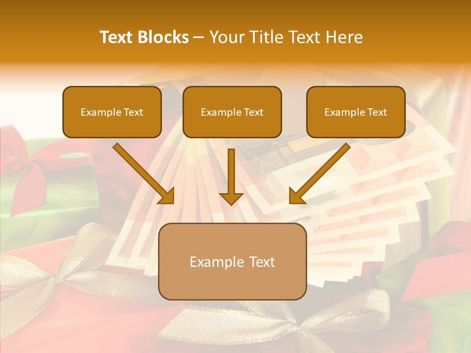Geldschein Handel Zinsen PowerPoint Template