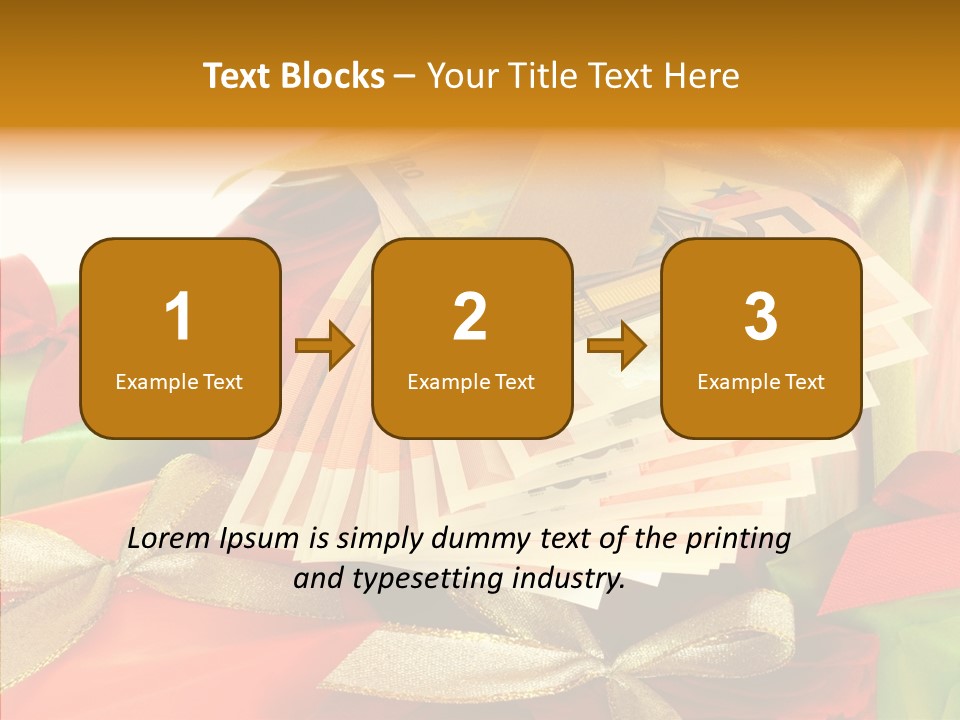 Geldschein Handel Zinsen PowerPoint Template