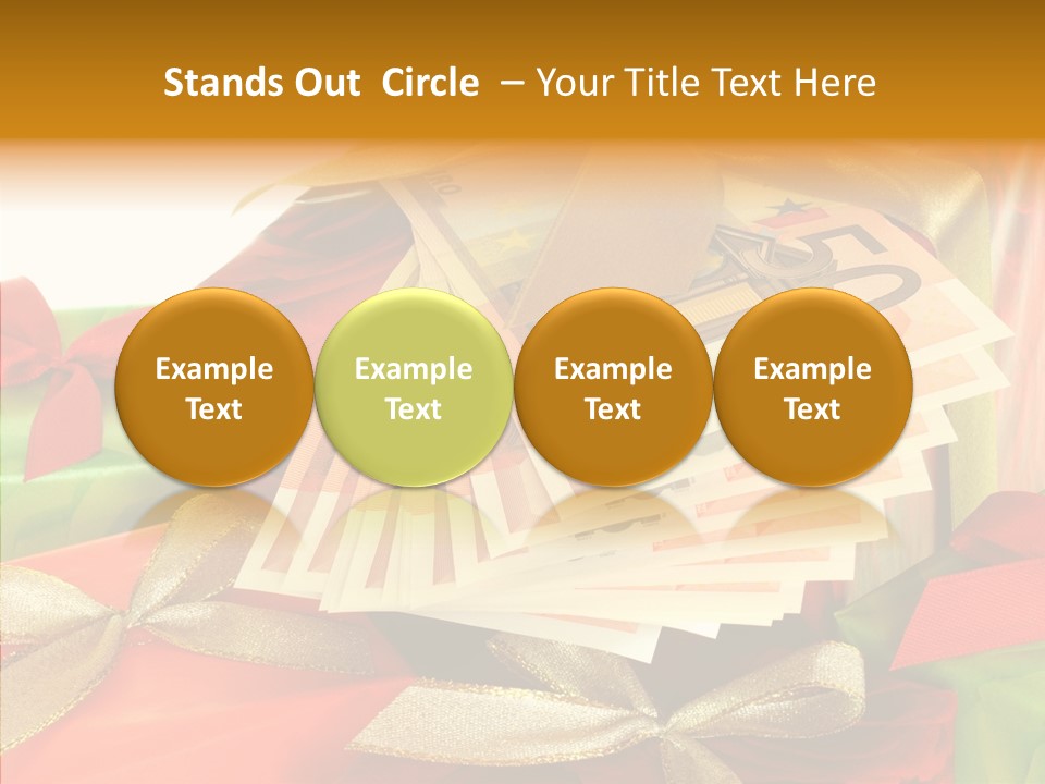 Geldschein Handel Zinsen PowerPoint Template