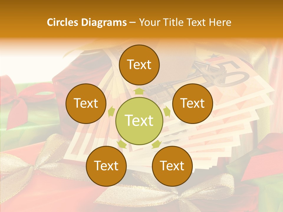 Geldschein Handel Zinsen PowerPoint Template