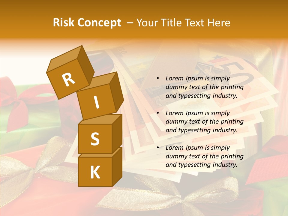 Geldschein Handel Zinsen PowerPoint Template