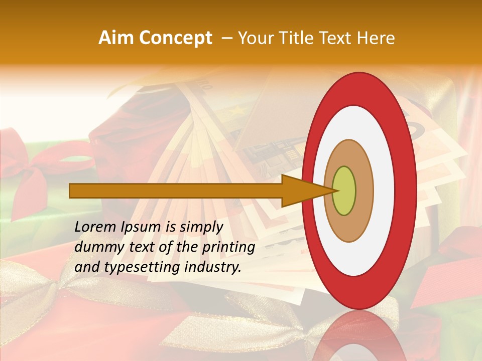 Geldschein Handel Zinsen PowerPoint Template