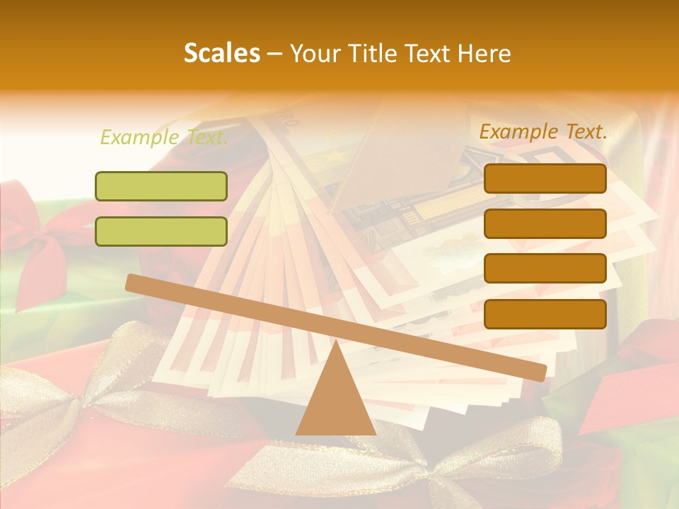Geldschein Handel Zinsen PowerPoint Template