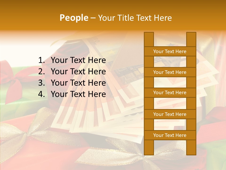 Geldschein Handel Zinsen PowerPoint Template