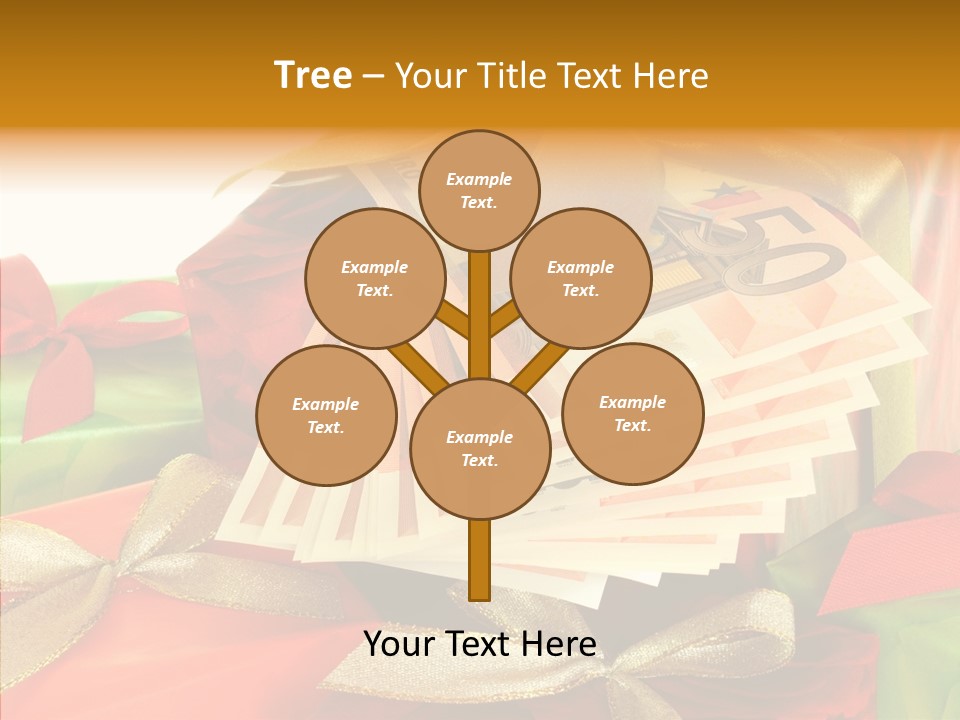 Geldschein Handel Zinsen PowerPoint Template