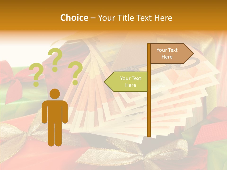 Geldschein Handel Zinsen PowerPoint Template