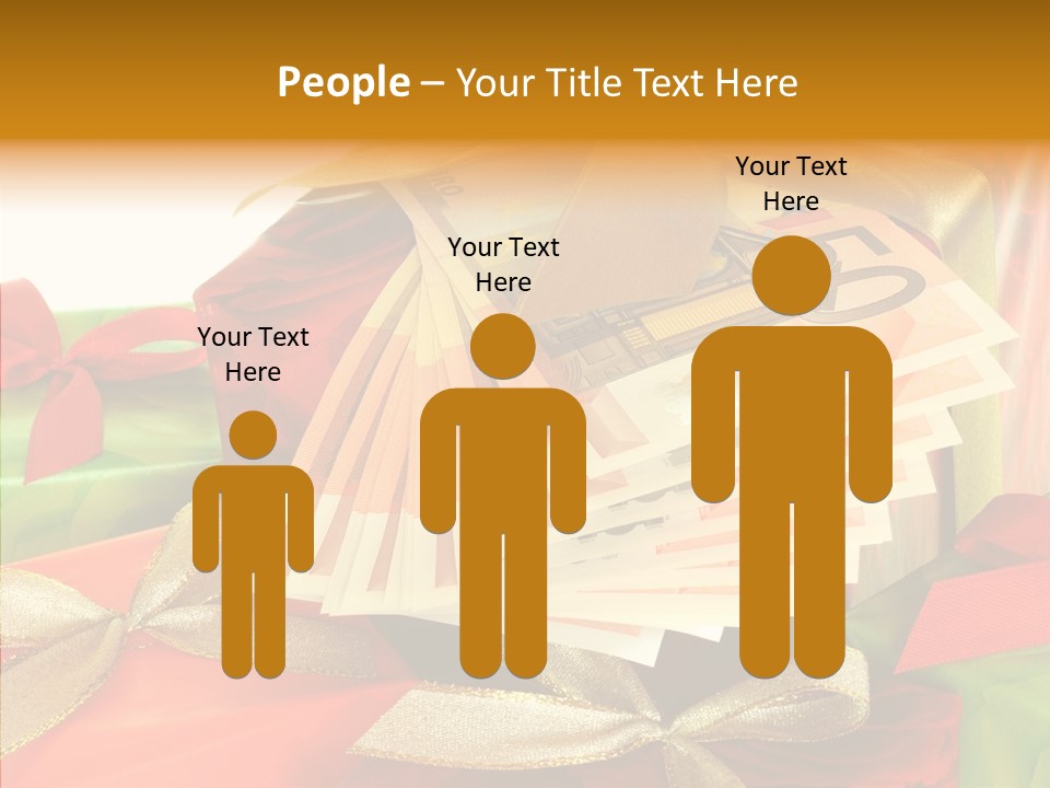 Geldschein Handel Zinsen PowerPoint Template