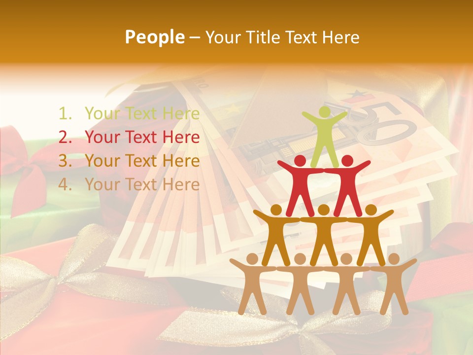 Geldschein Handel Zinsen PowerPoint Template