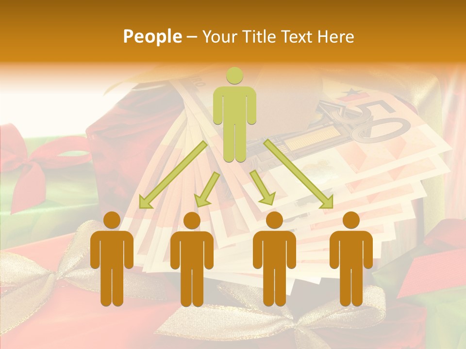 Geldschein Handel Zinsen PowerPoint Template