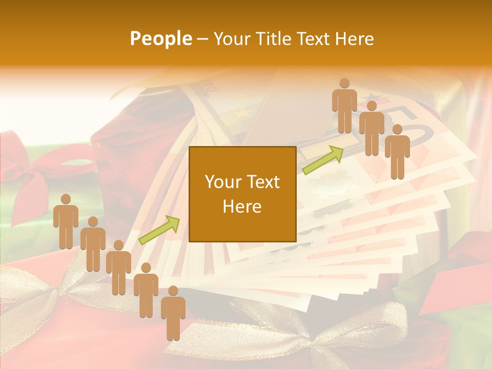 Geldschein Handel Zinsen PowerPoint Template