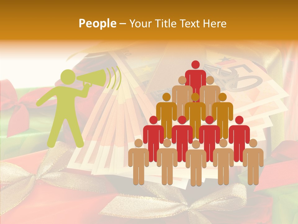 Geldschein Handel Zinsen PowerPoint Template