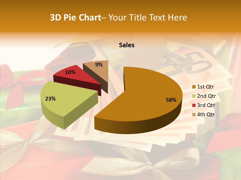 Geldschein Handel Zinsen PowerPoint Template