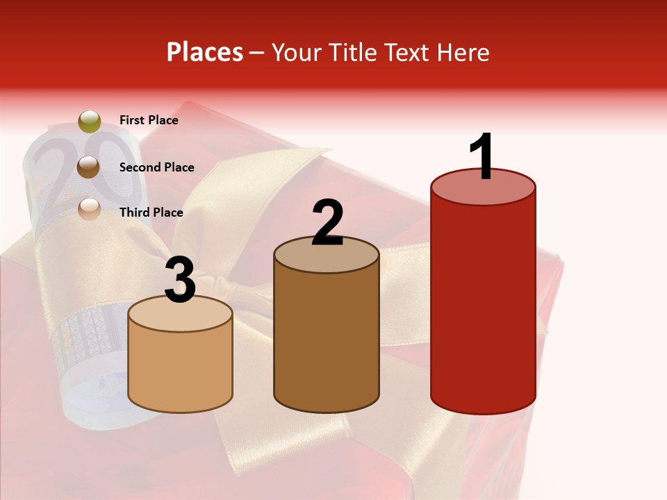 Rechnen Weihnachten Geldhaufen PowerPoint Template