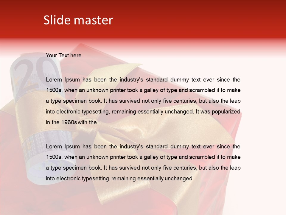 Rechnen Weihnachten Geldhaufen PowerPoint Template