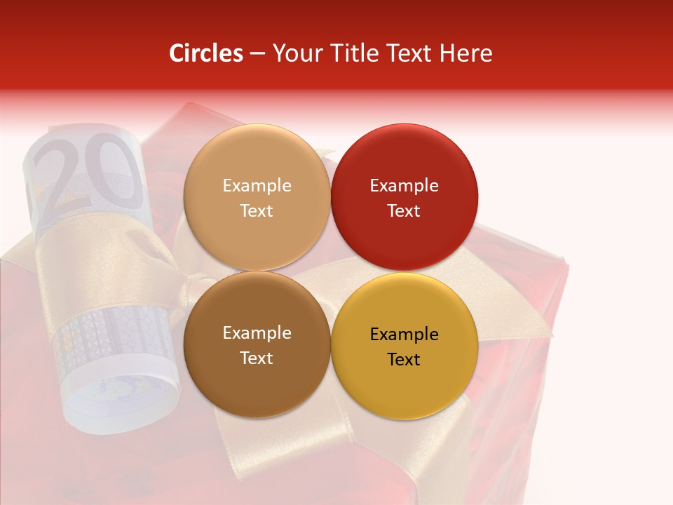 Rechnen Weihnachten Geldhaufen PowerPoint Template