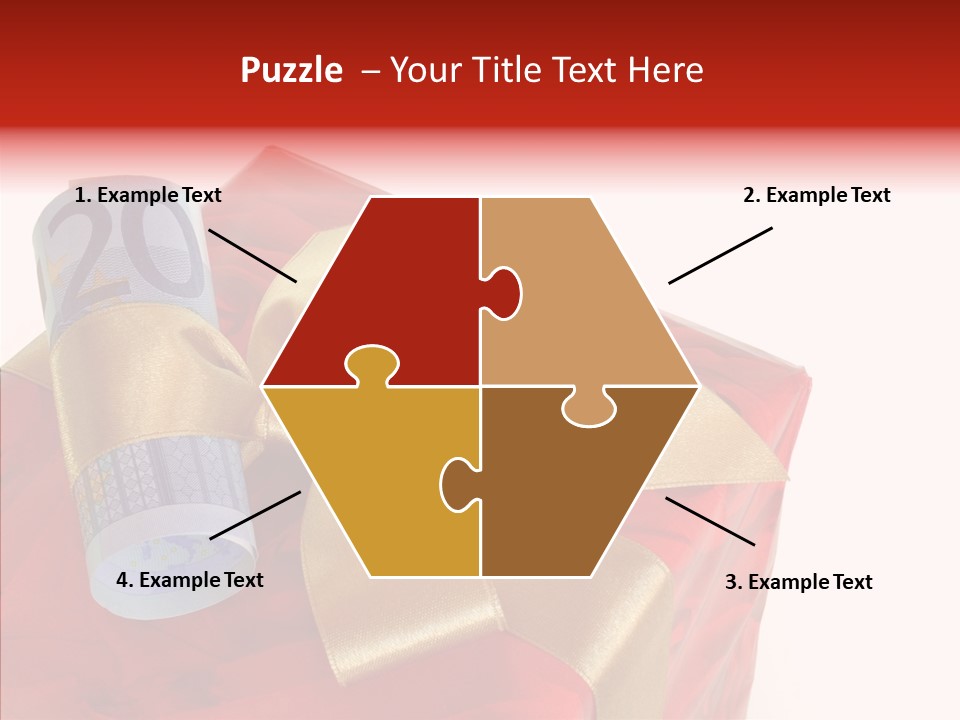 Rechnen Weihnachten Geldhaufen PowerPoint Template