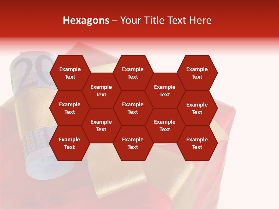 Rechnen Weihnachten Geldhaufen PowerPoint Template