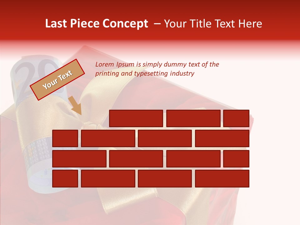 Rechnen Weihnachten Geldhaufen PowerPoint Template