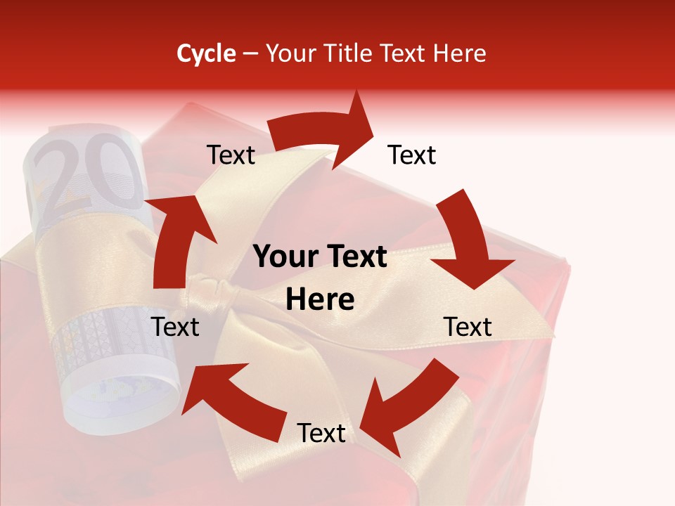 Rechnen Weihnachten Geldhaufen PowerPoint Template