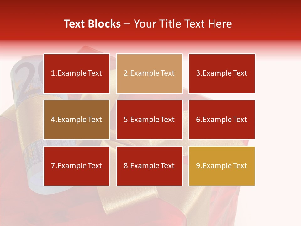 Rechnen Weihnachten Geldhaufen PowerPoint Template