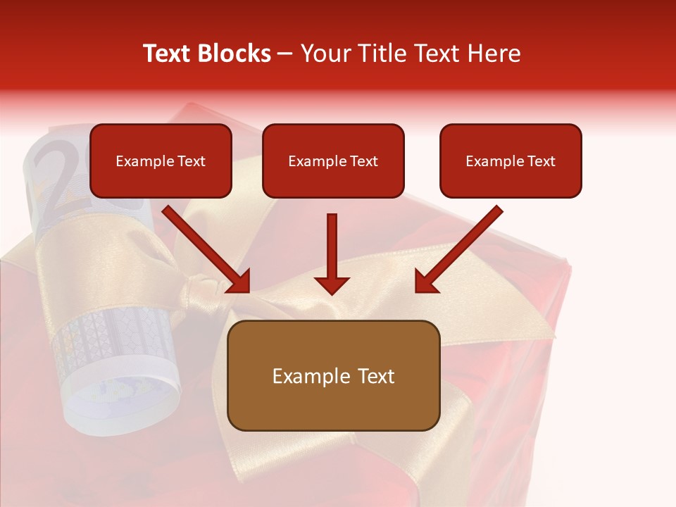 Rechnen Weihnachten Geldhaufen PowerPoint Template