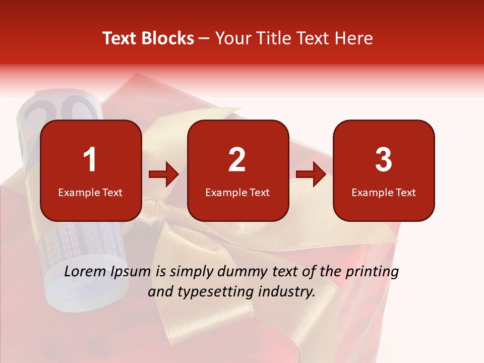 Rechnen Weihnachten Geldhaufen PowerPoint Template