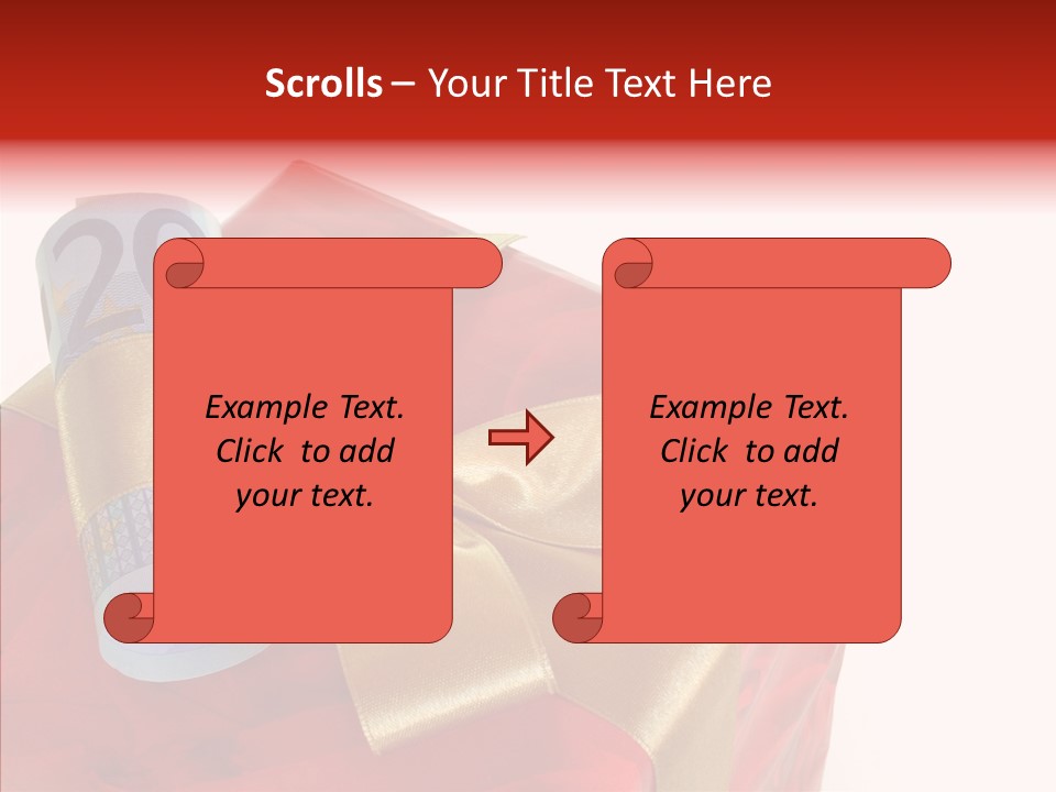 Rechnen Weihnachten Geldhaufen PowerPoint Template