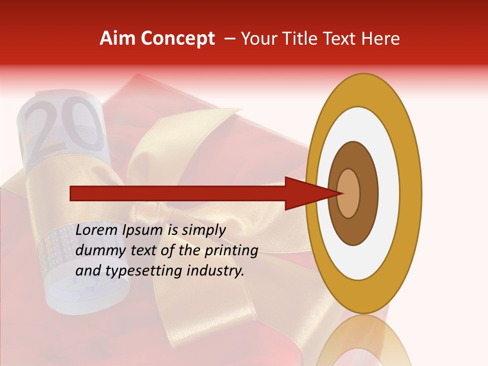 Rechnen Weihnachten Geldhaufen PowerPoint Template