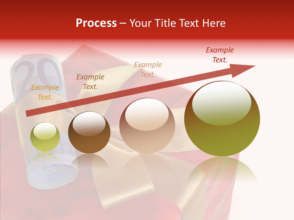 Rechnen Weihnachten Geldhaufen PowerPoint Template
