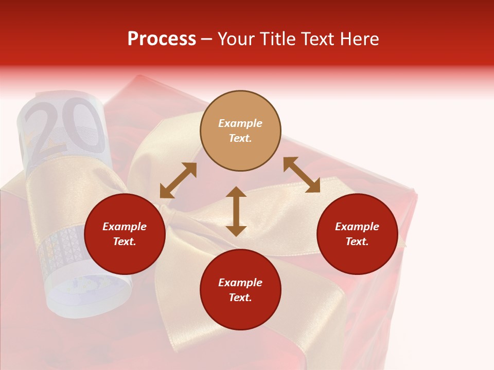 Rechnen Weihnachten Geldhaufen PowerPoint Template