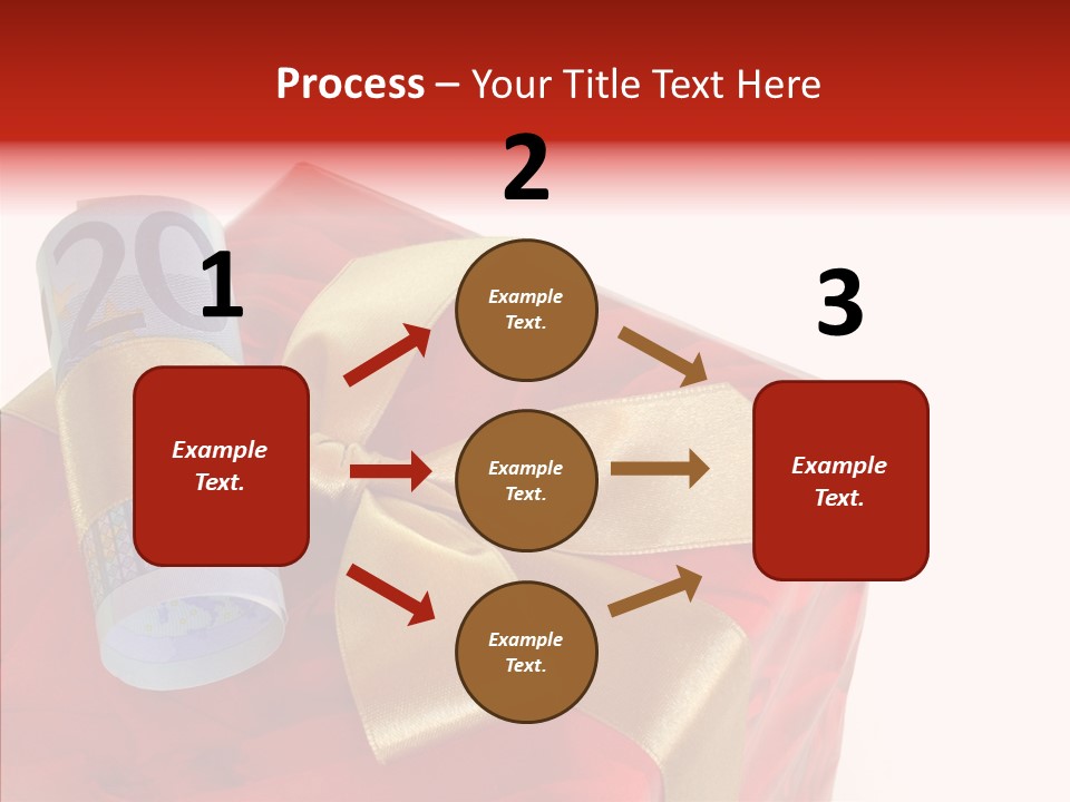 Rechnen Weihnachten Geldhaufen PowerPoint Template
