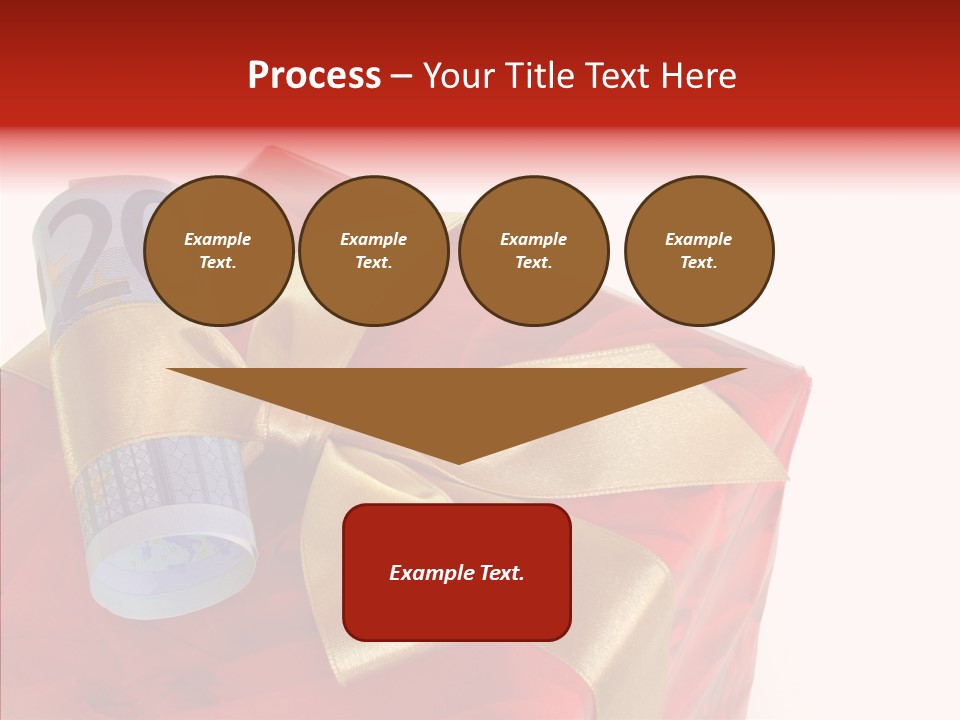 Rechnen Weihnachten Geldhaufen PowerPoint Template