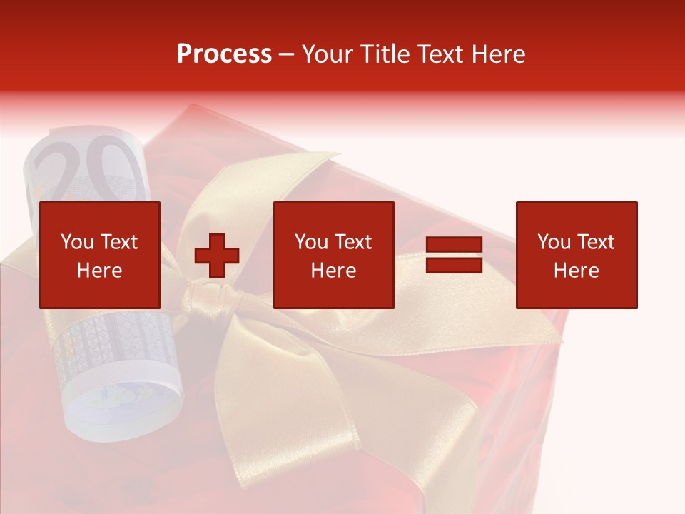 Rechnen Weihnachten Geldhaufen PowerPoint Template