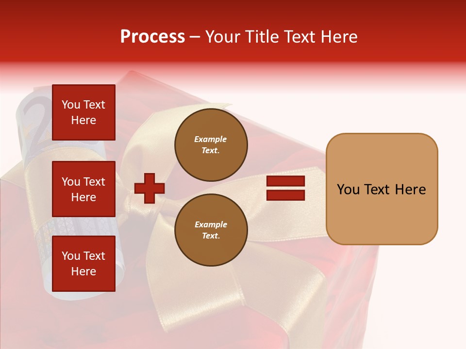 Rechnen Weihnachten Geldhaufen PowerPoint Template