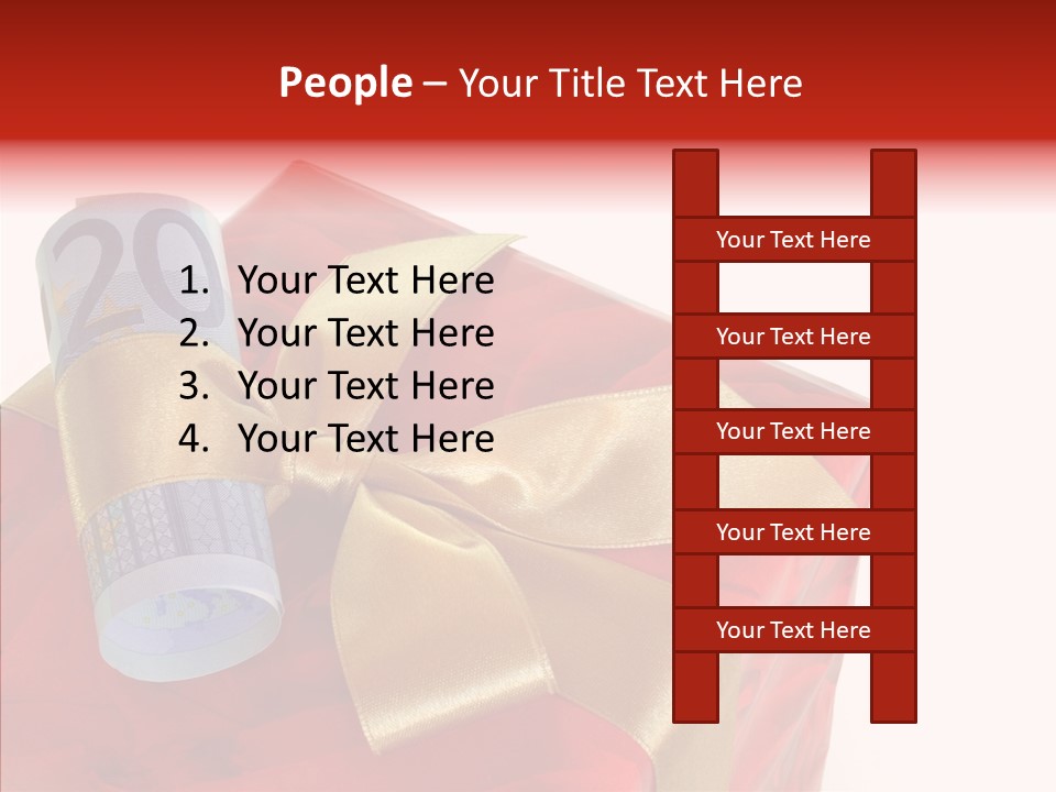 Rechnen Weihnachten Geldhaufen PowerPoint Template