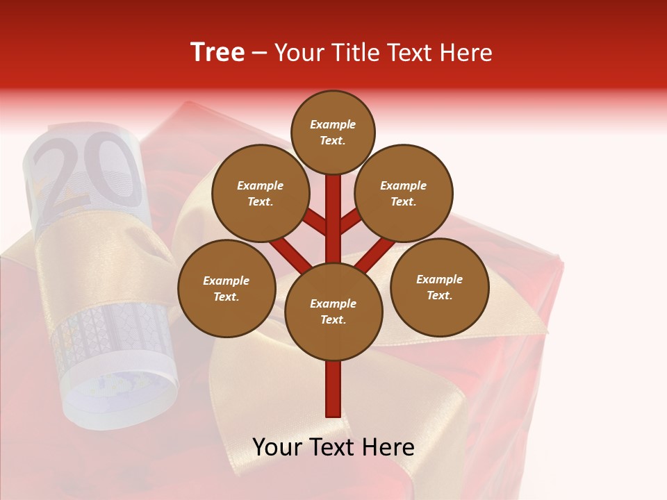 Rechnen Weihnachten Geldhaufen PowerPoint Template