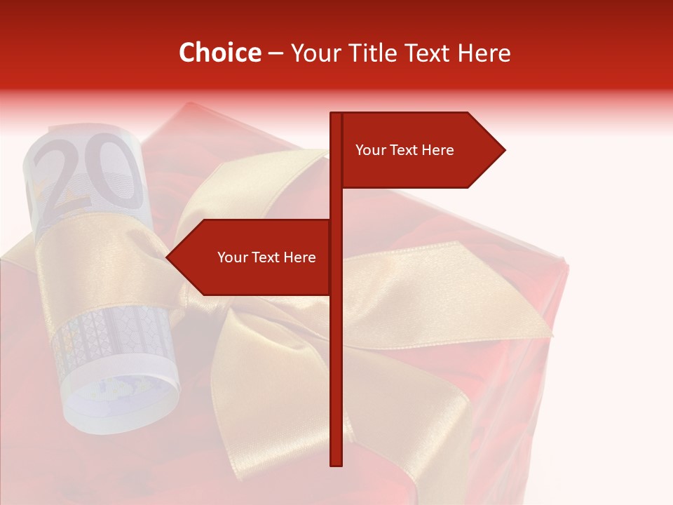 Rechnen Weihnachten Geldhaufen PowerPoint Template