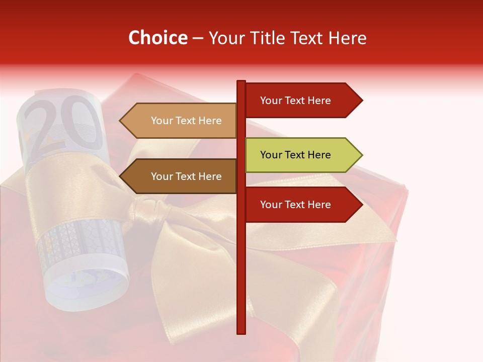 Rechnen Weihnachten Geldhaufen PowerPoint Template