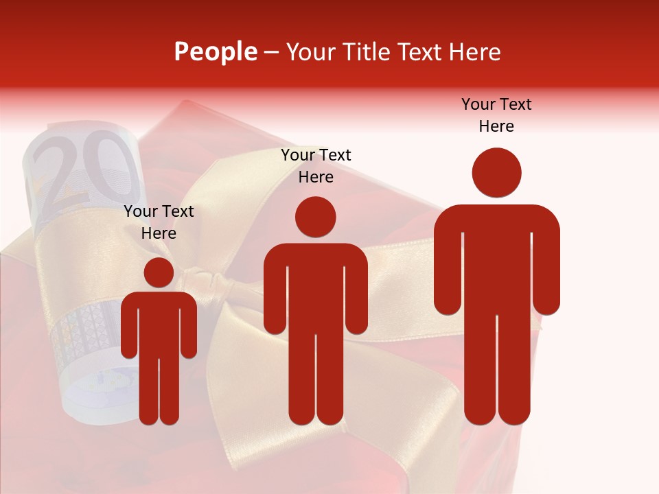 Rechnen Weihnachten Geldhaufen PowerPoint Template